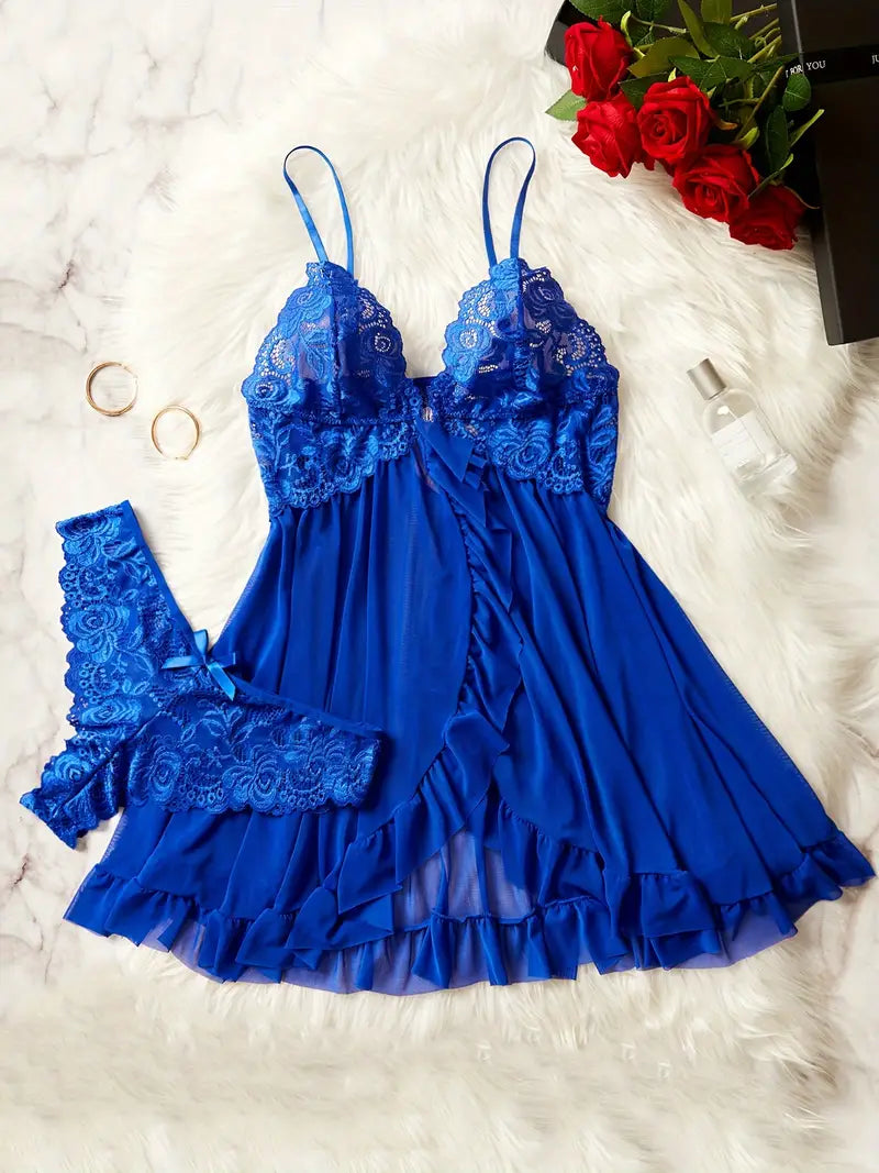 KissHuts® Charmante Kanten Lingerie Set