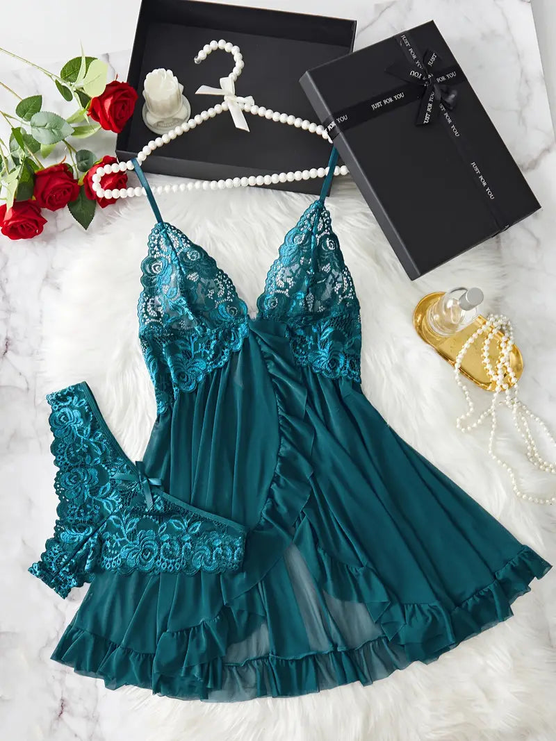 KissHuts® Charmante Kanten Lingerie Set