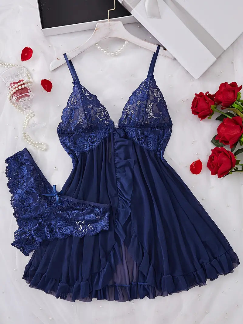 KissHuts® Charmante Kanten Lingerie Set