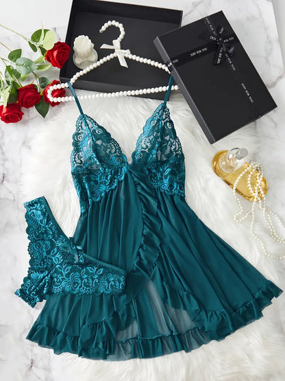 KissHuts® Charmante Kanten Lingerie Set